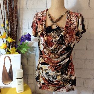 ⬇️ SPLIT SLEEVE MULTI-COLOR TOP